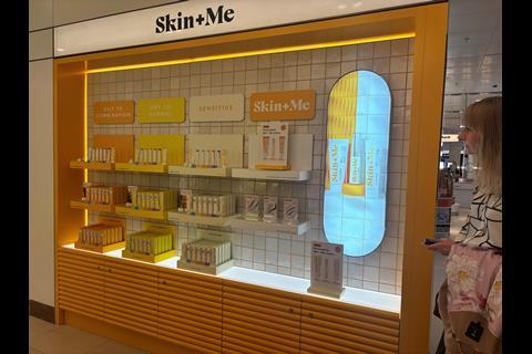 The Skin+Me area in John Lewis Oxford Street
